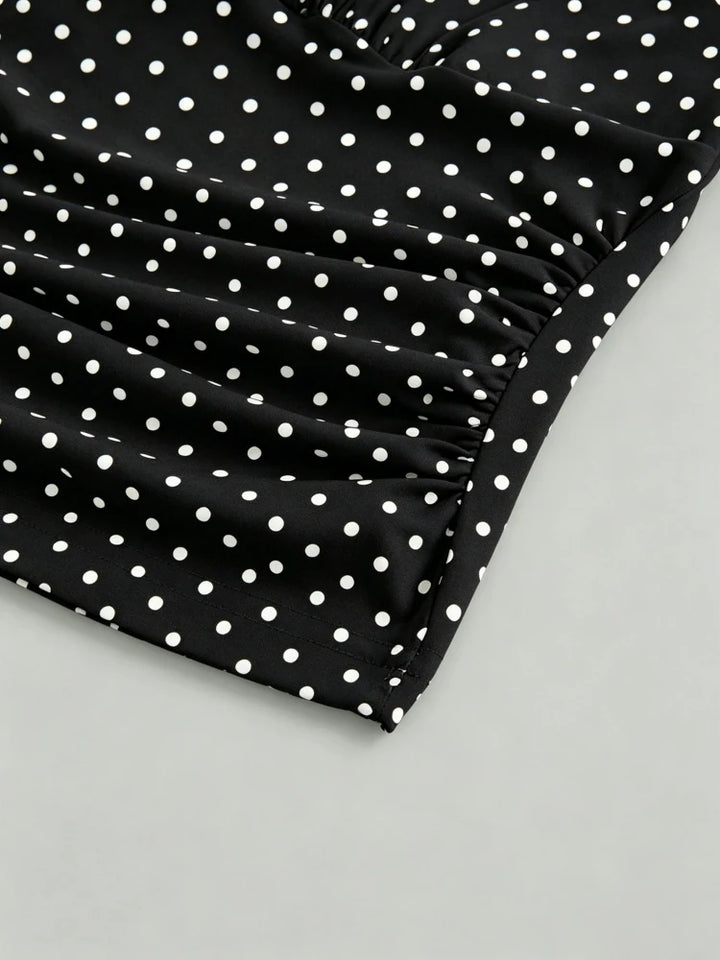 Soft Stretch Ruched Crop Top In Exclusive Fit
