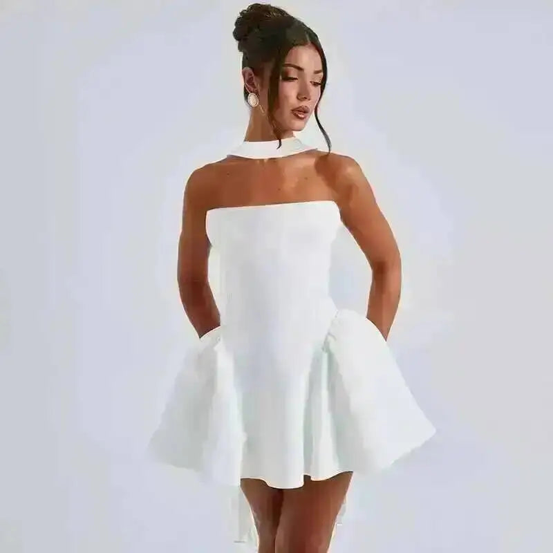 Stunning Off Shoulder Slim Fit A Line Mini Party
