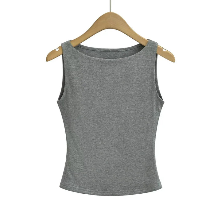 Exquisite Double Layer Slinky Jersey Top