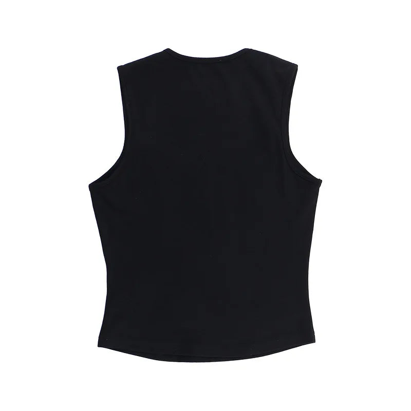Dozw Exclusive Vintage Gothic Black Knit Tube Top
