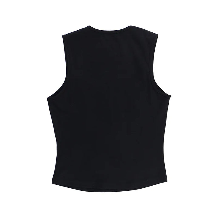 Dozw Exclusive Vintage Gothic Black Knit Tube Top