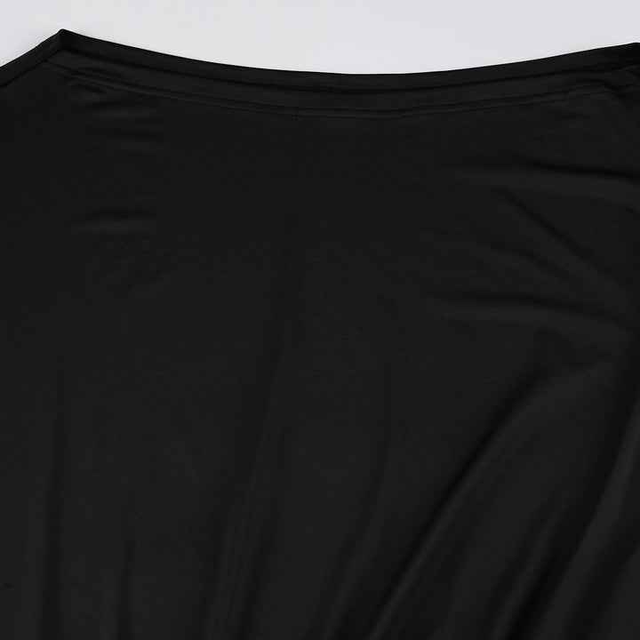 Stylish Women One Shoulder Bat Sleeve Wrap Bodycon