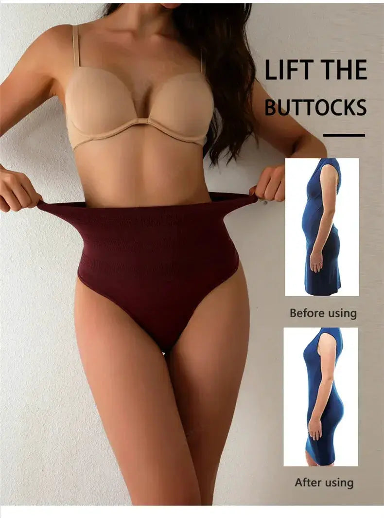 Flarixa Tummy Control Panties High Waist Belly Shaper