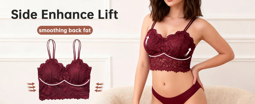 Women Seamless Modal Lace Bra Panty Set