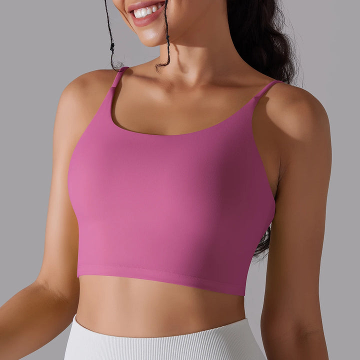 Women Yoga Bra Sports Underwear Soft Running Quick DryTank Top Fitness Gym Padded Bralette Shockproof Bra Beautiful Back