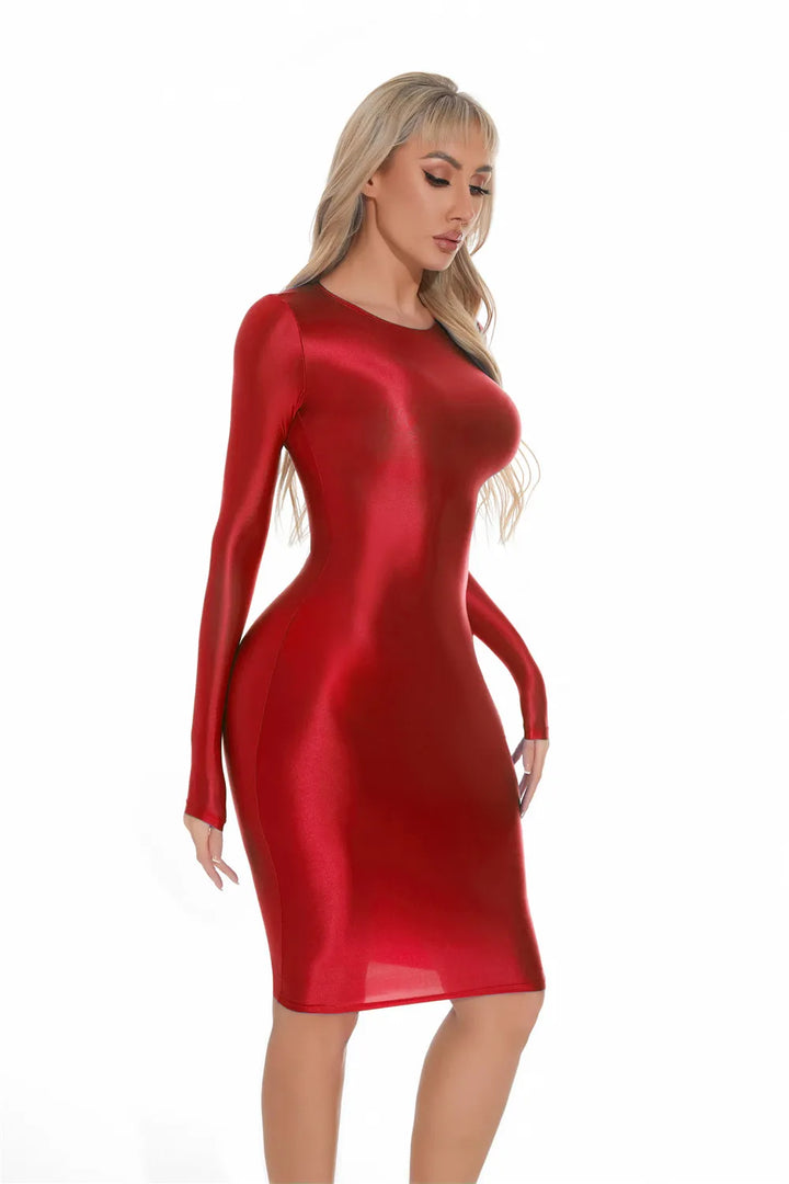 Women Exclusive Sculpted Evening Dress Premium