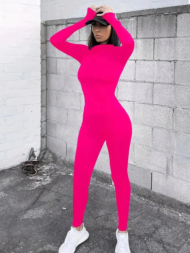 Spring Womens Chic Acrylic Jumpsuit Versatile Streetwear