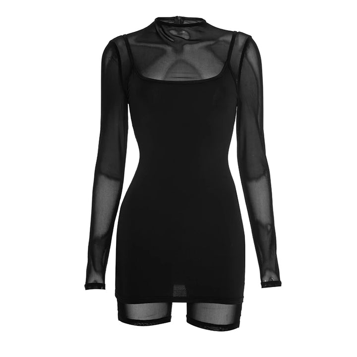 Weird Puss Premium Stretch Bodycon Playsuit