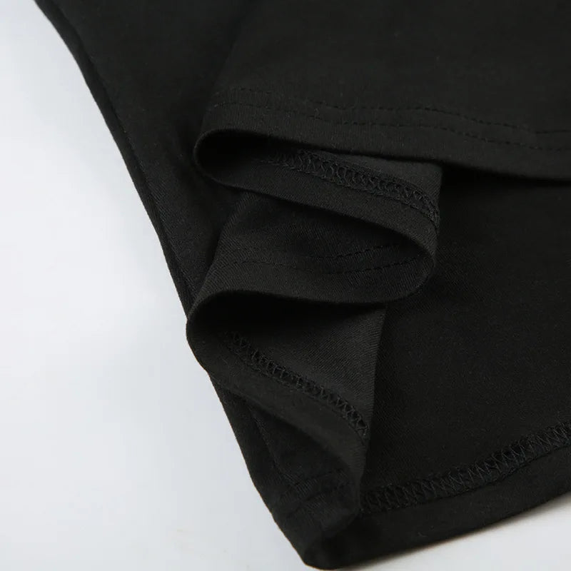 Dozw Exclusive Vintage Gothic Black Knit Tube Top