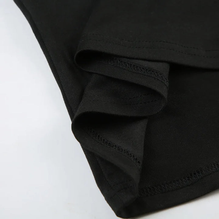 Dozw Exclusive Vintage Gothic Black Knit Tube Top