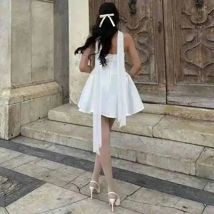 Stunning Off Shoulder Slim Fit A Line Mini Party
