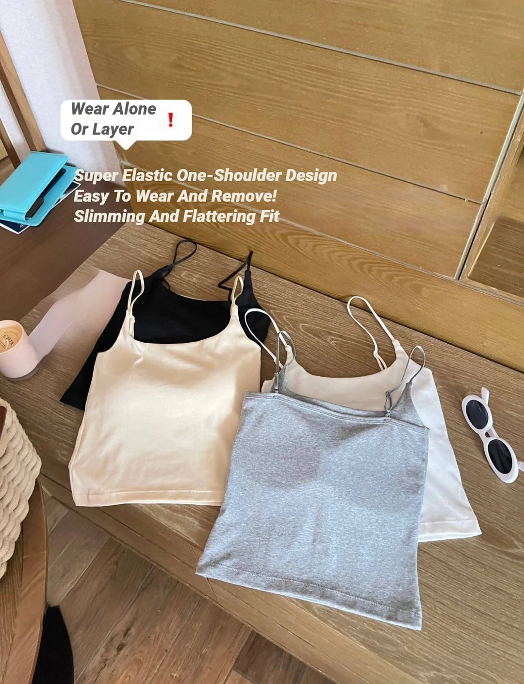 Elegant Slimming Nylon Camisole Vest For Women