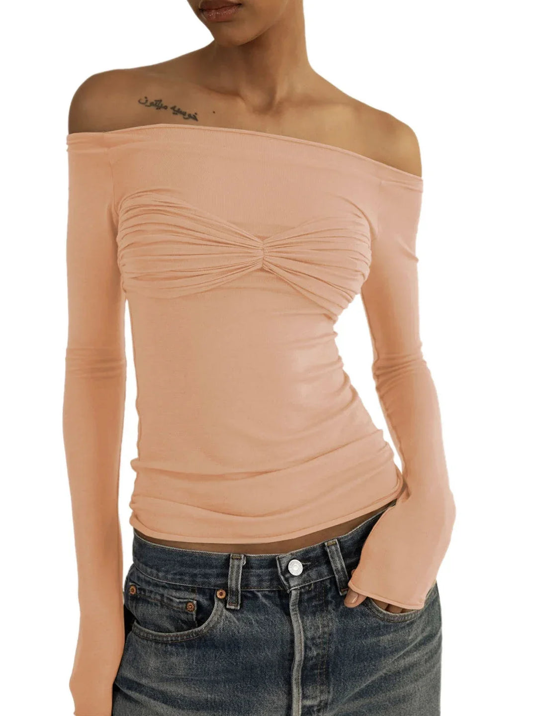 Trendix See Through Mesh Bodysuit Women Backless