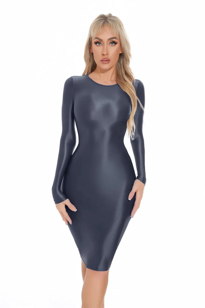 Women Exclusive Sculpted Evening Dress Premium