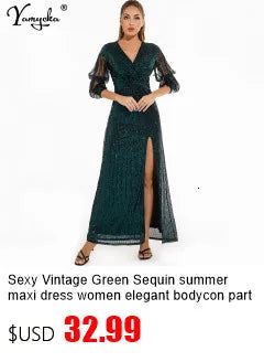 Luxury Black Backless Bodycon Evening Dress