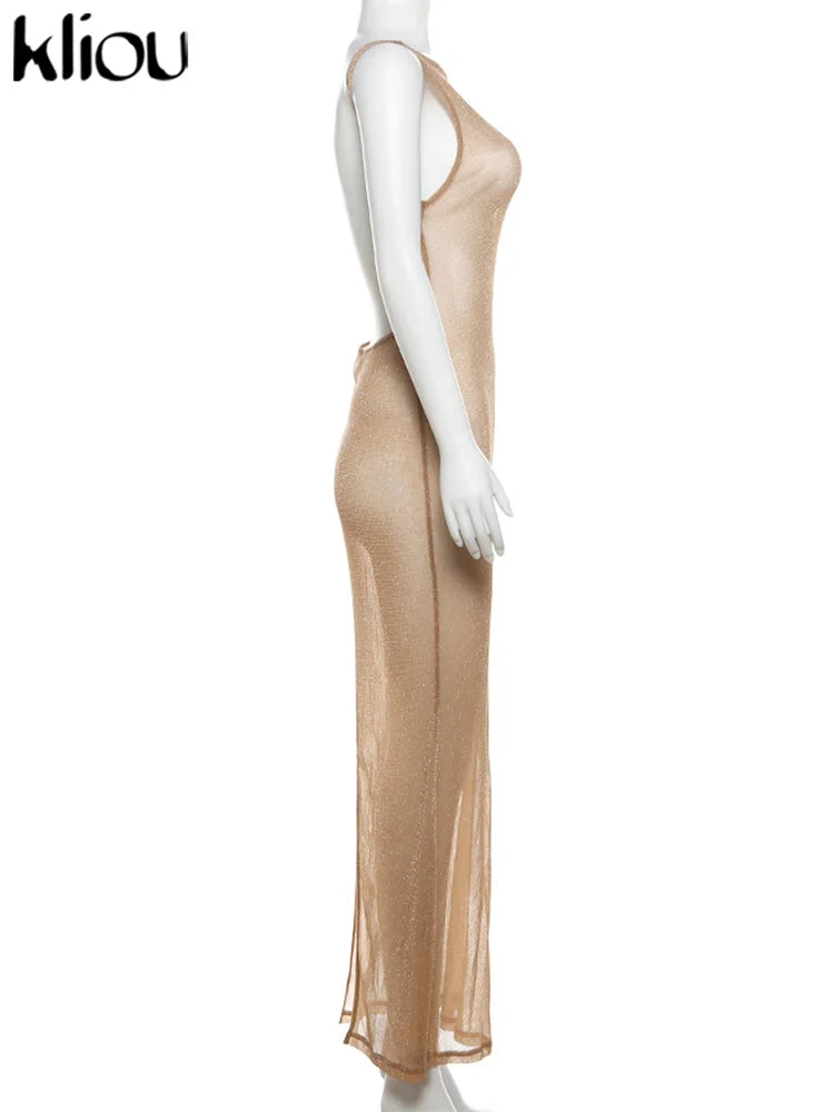Luxury Tatting Mesh Sheath Dress. Feel Great And