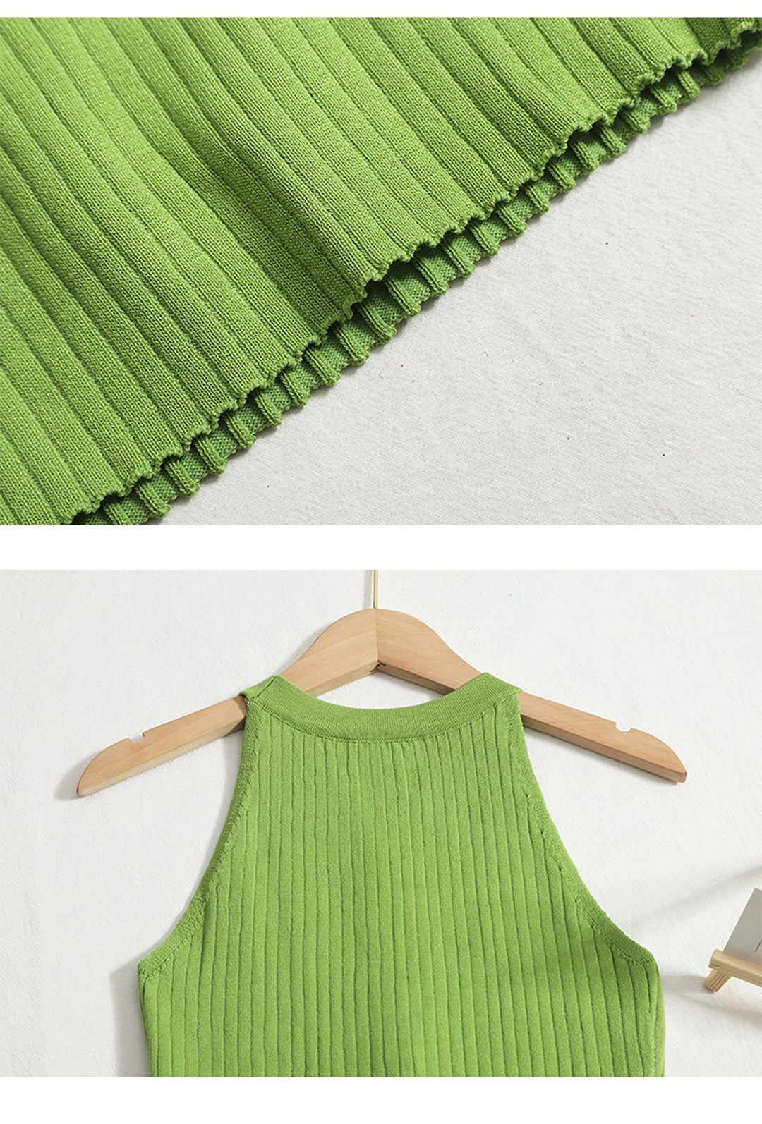 Yuumuoo Knitted Mini Dress Limitd Signature Empire