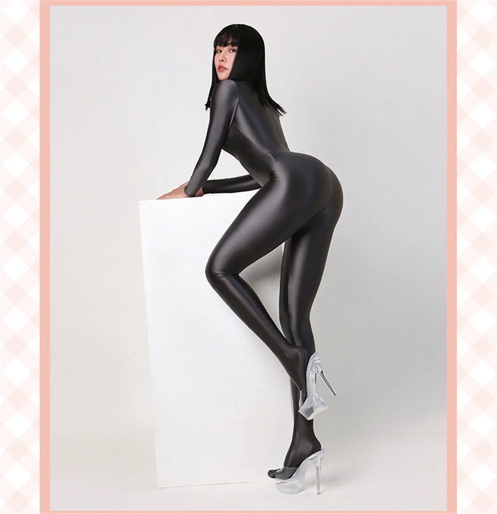 Premium Slim Fit Nylon Jumpsuit For Women