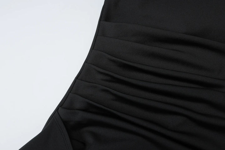 Elegant Stretchy Spring 2025 Knit Maxi Dress