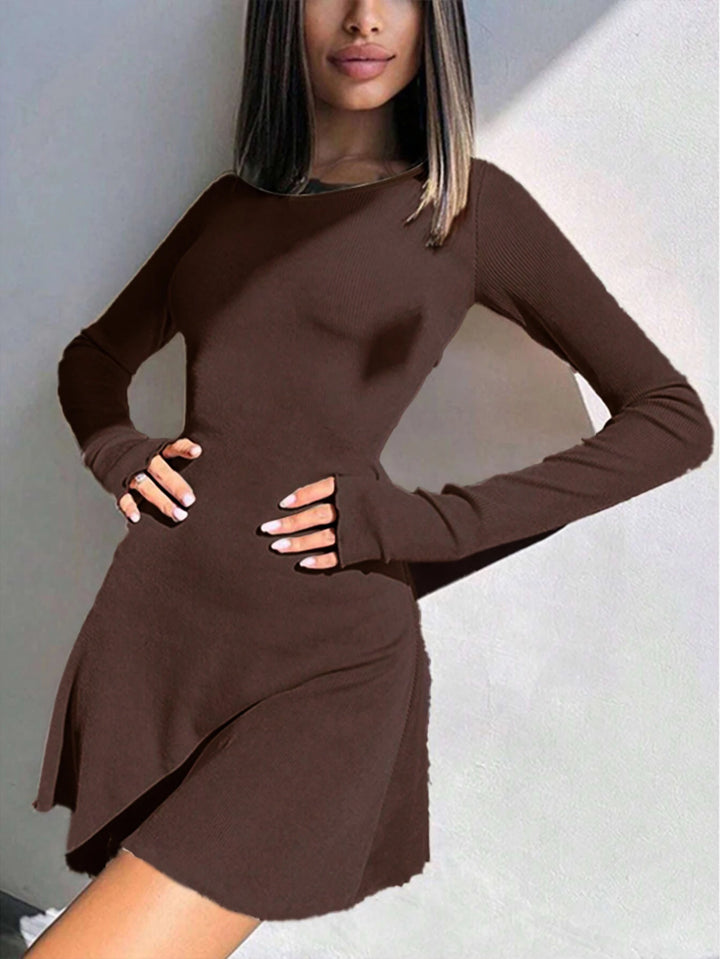 Elite Collection Signature Knit Lace Up O Neck