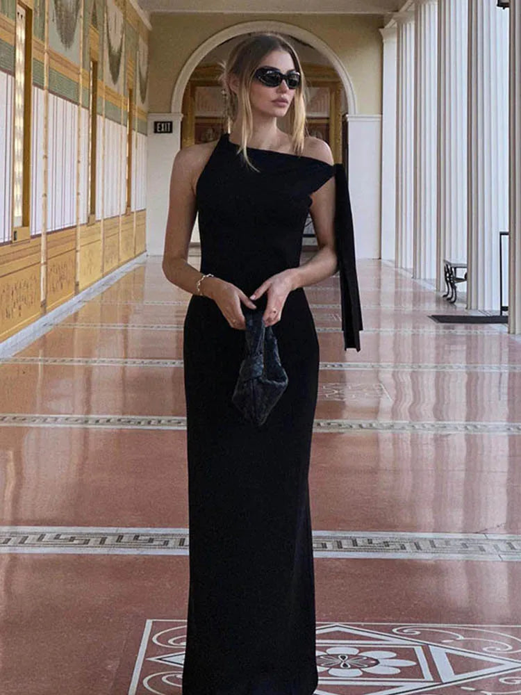 Elegant Women Asymmetrical Sweetheart Dress
