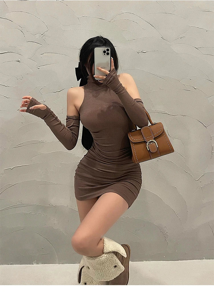 Jeyongzoo Woven Bodycon Dress For Elegant Boutique