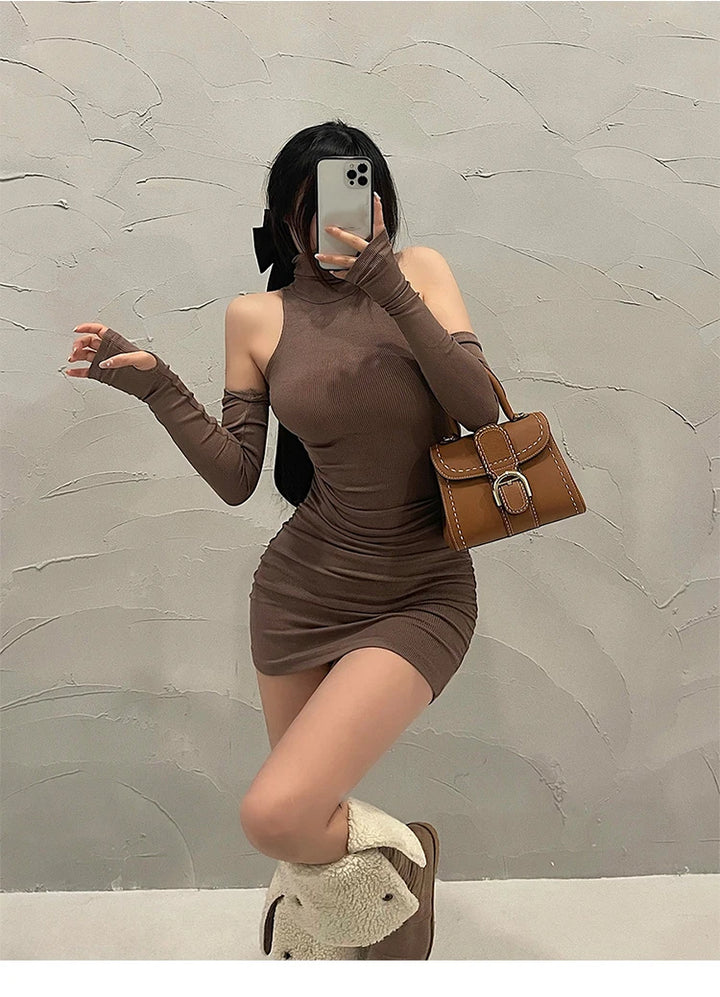 Jeyongzoo Woven Bodycon Dress For Elegant Boutique