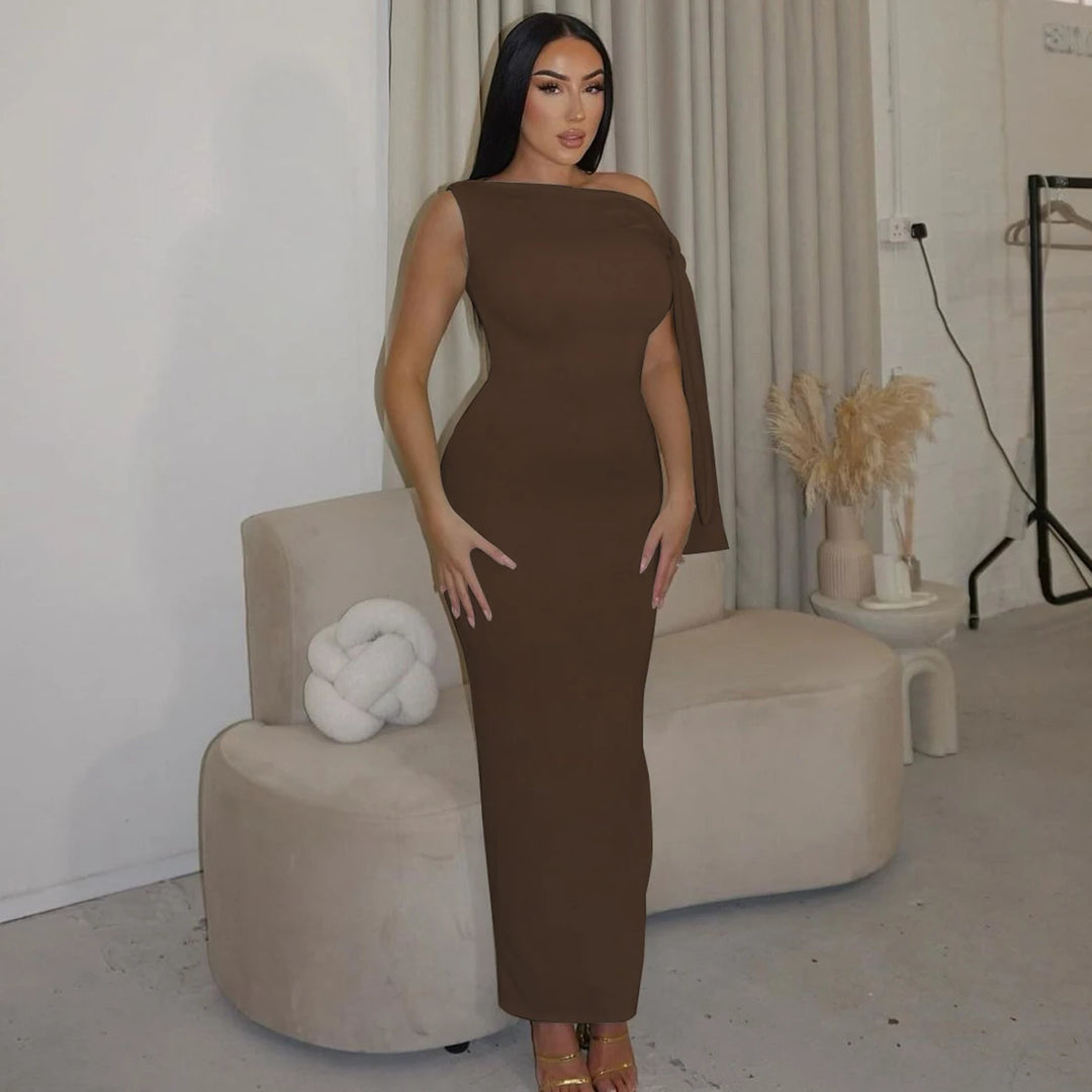Signature Knit Maxi Dress For Summer Elegance
