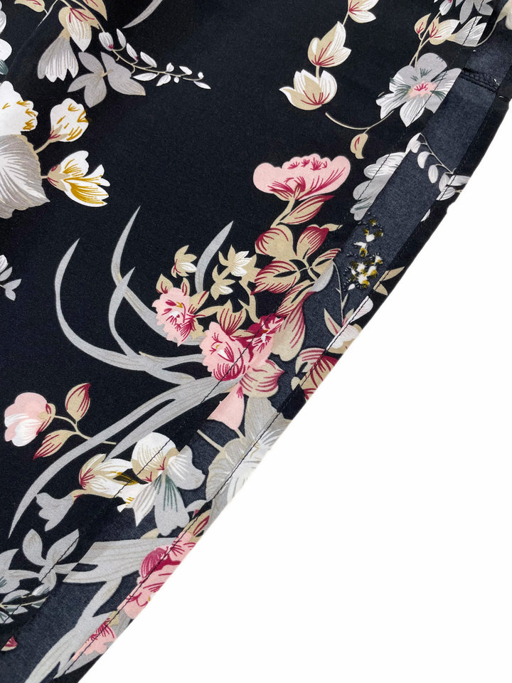 Elegant Tailored Floral Halter Dress For Summer