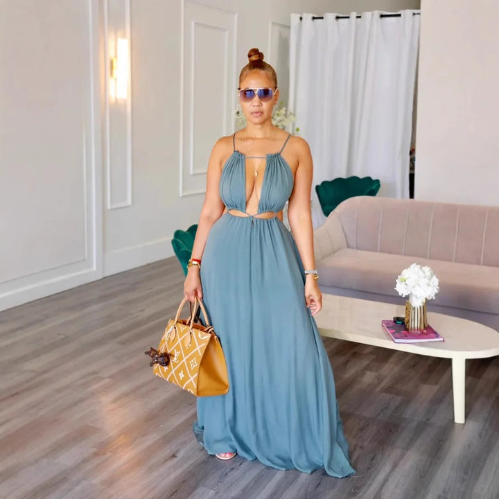 Elegant 2025 Summer Long Dress For Women Club