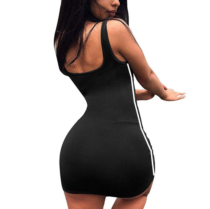 Maxakg Luxe Sleeveless Bodycon Dress For Elegant