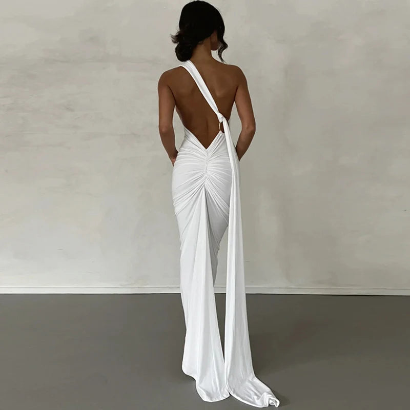 Todoblack Neon Y2K Signature Bodycon Maxi Dress