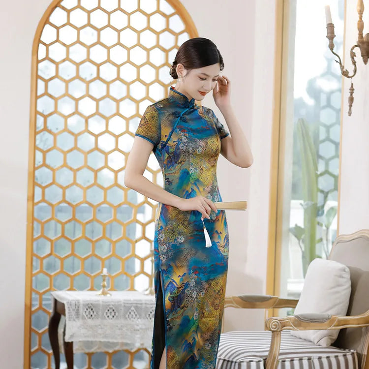 Elegant Vintage Chinese Cheongsam For Party