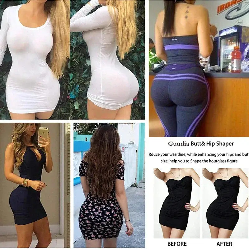 High Waist Padded Booty Shapewear For Curves Confidence