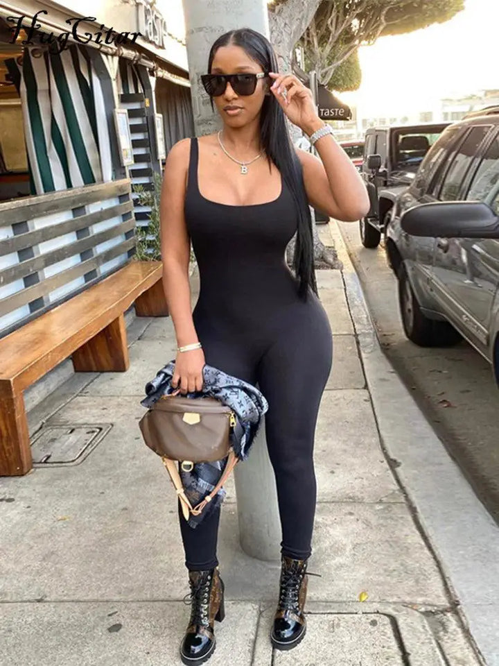 Sultry Summer Vibes Jumpsuit Sexy Chic Statement Piece