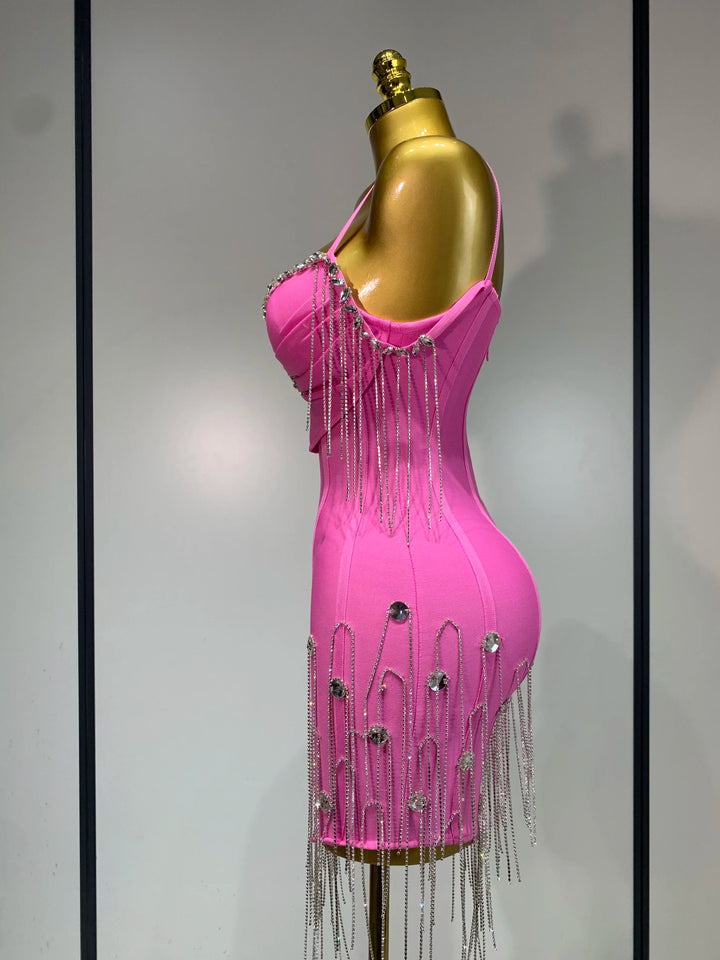 Kormanly Backless Mini Bodycon Dress