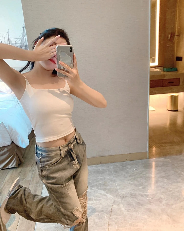 Elegant Slimming Nylon Camisole Vest For Women