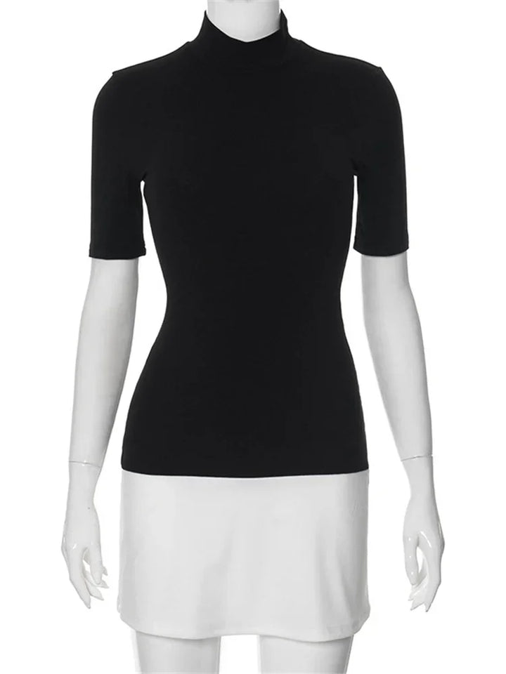 Tossy Summer Contrast Patchwork Bodycon Mini Dress