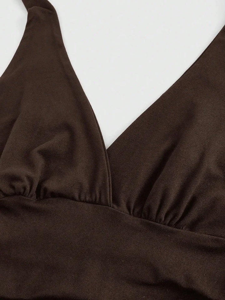 Soft Stretch Ruched Crop Top In Exclusive Fit