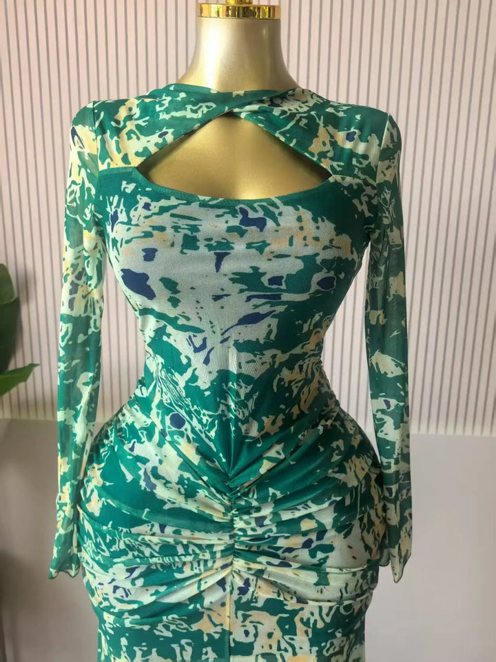 Luxury Empire Maxi Dress Dynamic Fit For Night