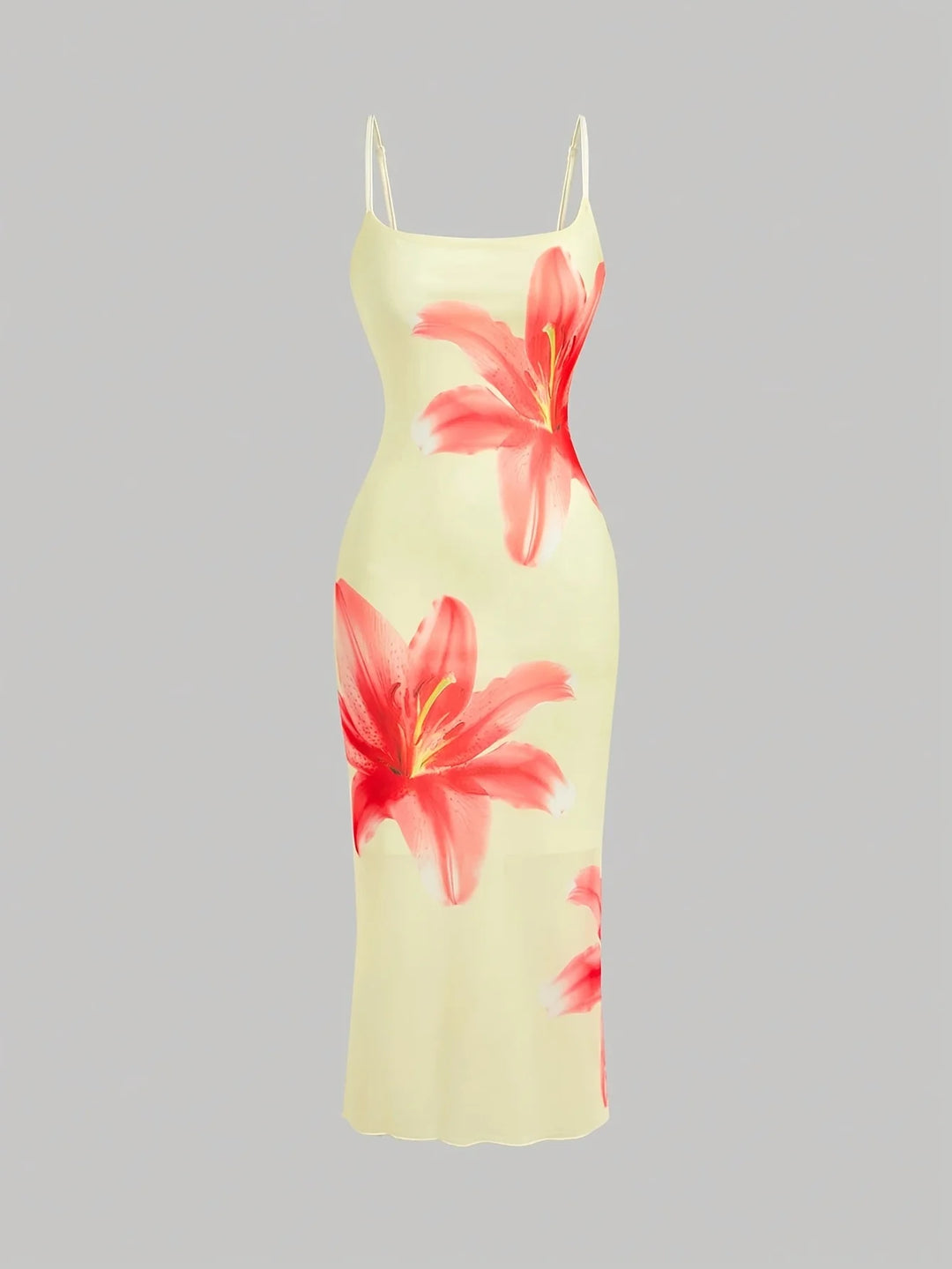 Elegant Floral Sundress With Resort Style Fit