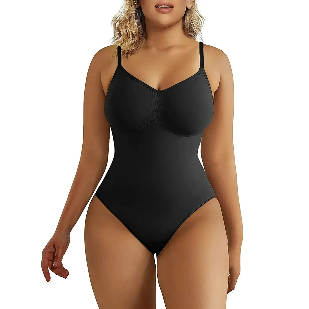 Seamless Tummy Control Bodysuit Thong for Women XS to 3XL