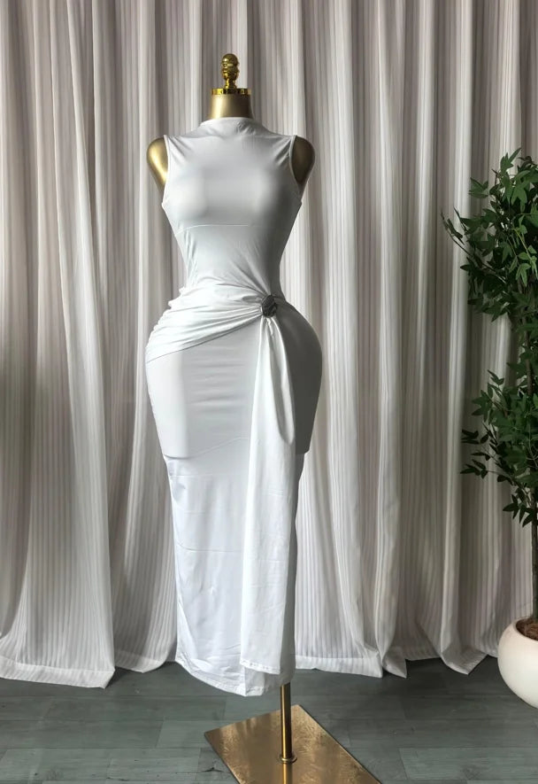 Luxurious Brocade Bodycon Dress For Elegant