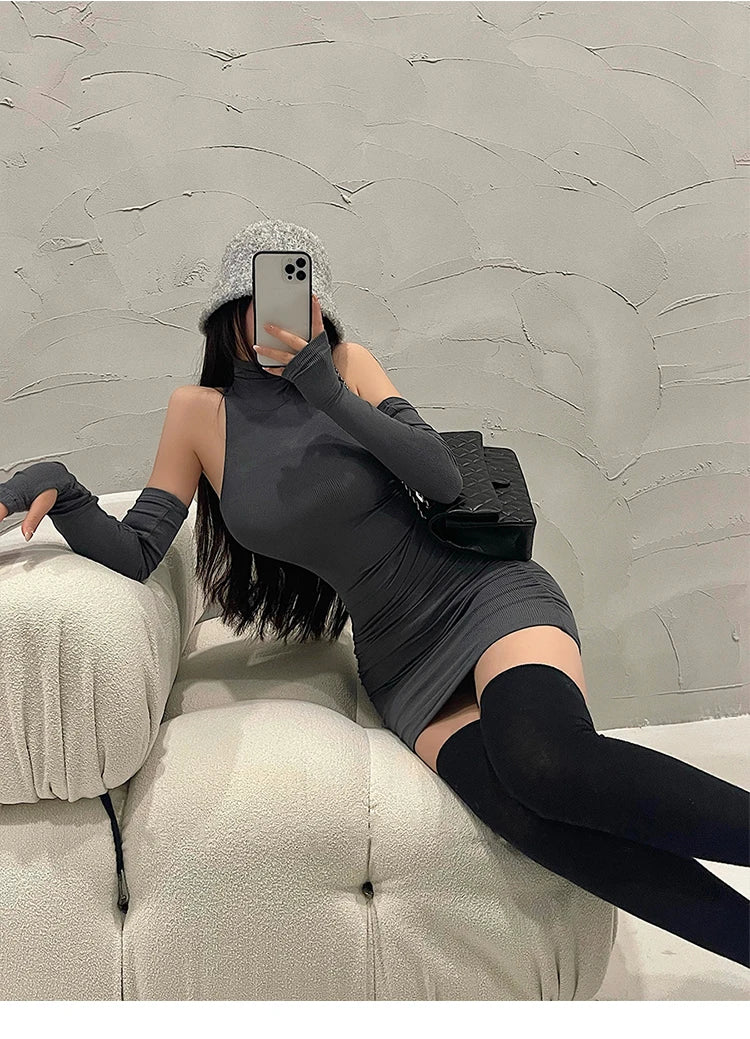Jeyongzoo Woven Bodycon Dress For Elegant Boutique