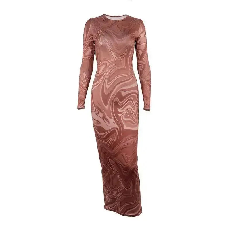 Elegant Evening Bodycon Dress For Sophisticated Party Gown