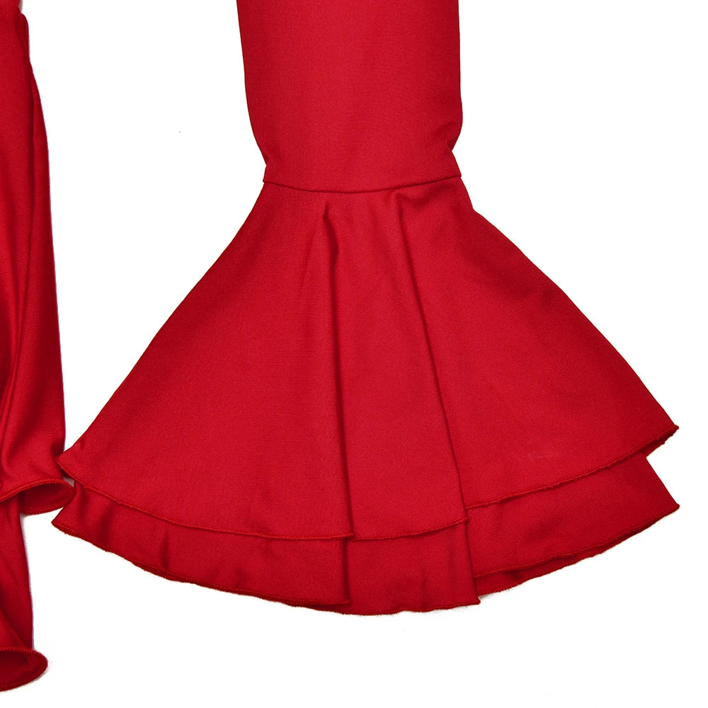 Absobe Signature Sculptured V Neck Mini Dress