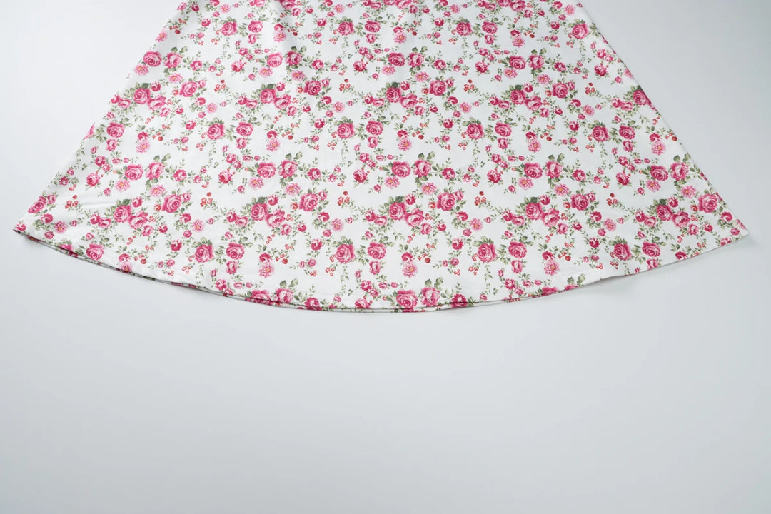 Hugcitar Floral Print Ankle Length Bodycon Long