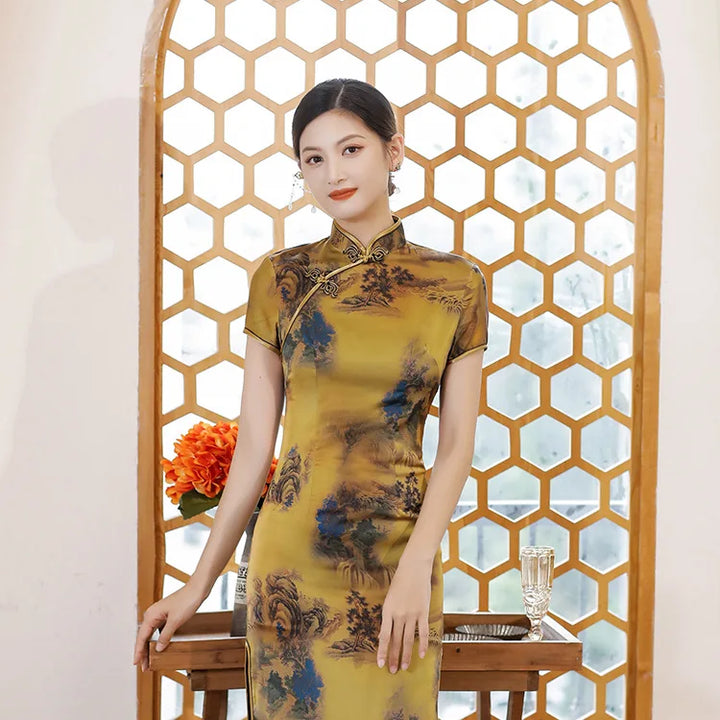 Elegant Vintage Chinese Cheongsam For Party