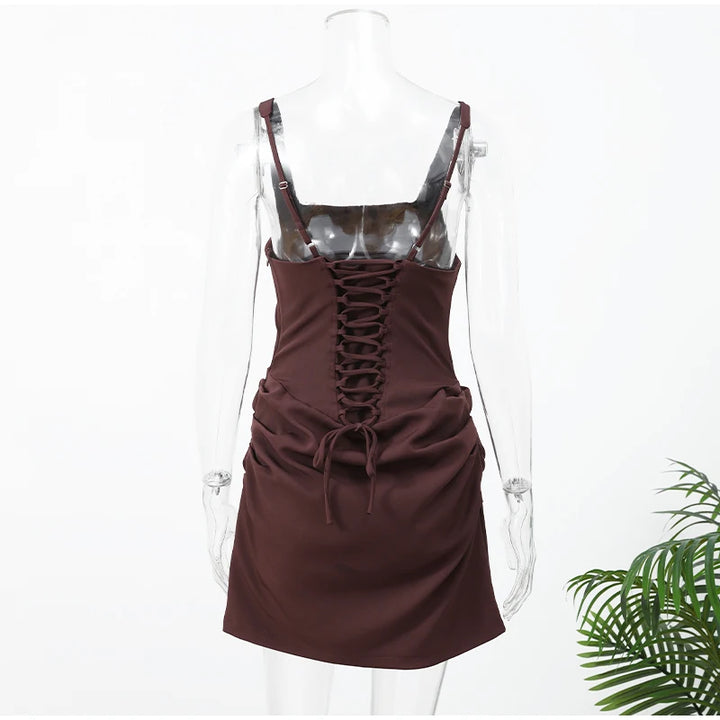 Signature Structured Square Neck Summer Dress