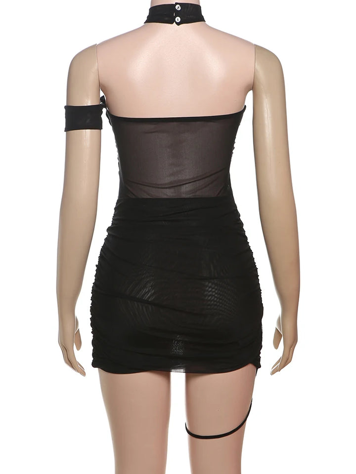 Weird Puss Y2K Bodycon Dress For Feel Good Style